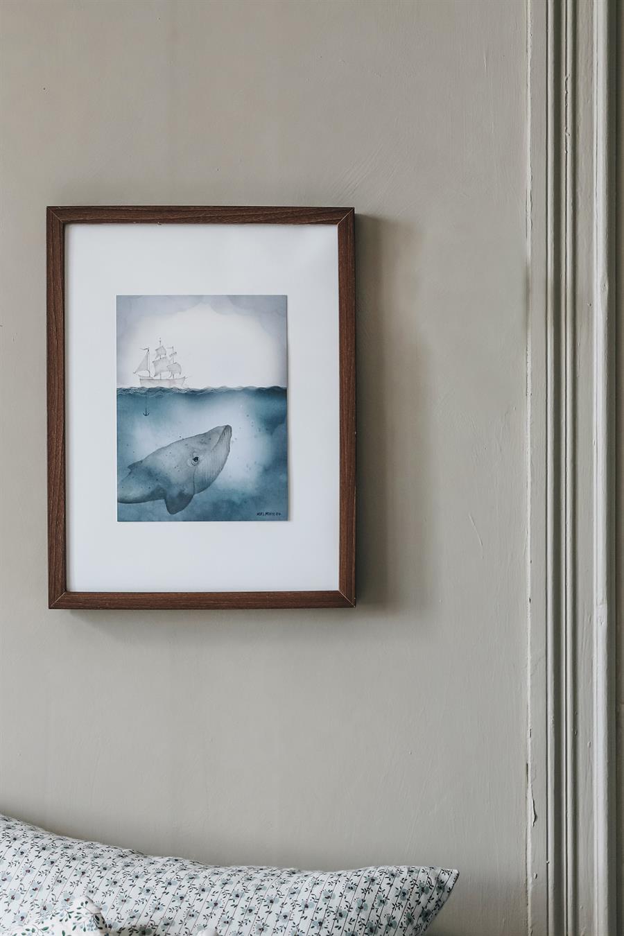 Ocean poster 18x24 cm, Mrs Mighetto