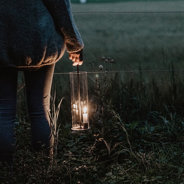Ljuslykta Hopp klarlackad 7