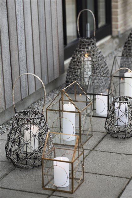 Rustic pelarljus H20 cm 3/6