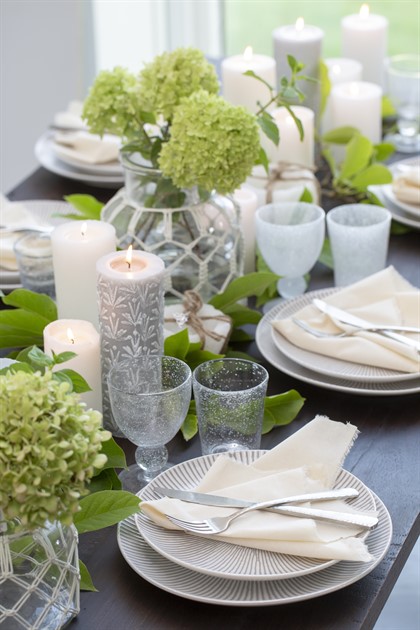 Rustic pelarljus H20 cm 5/6