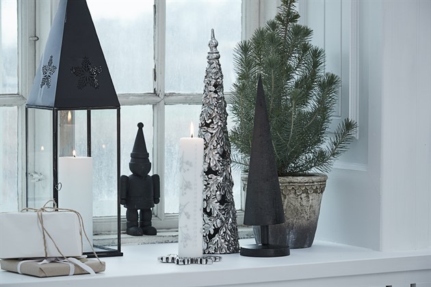 Rustic pelarljus H20 cm 6/6