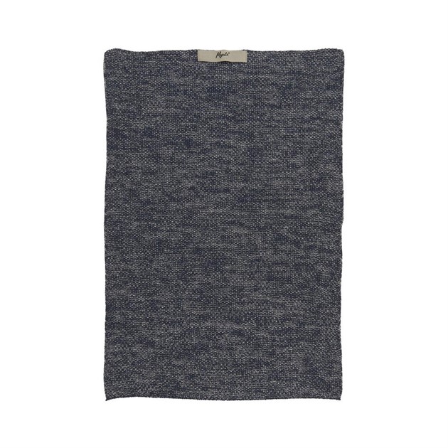 Kökshandduk Mynte mörkblå melange 4