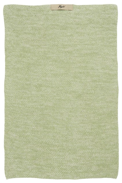 Kökshandduk Mynte ljusgrön melange 1