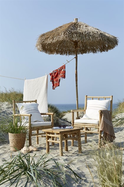 Kuddfodral vit/beige 5/6