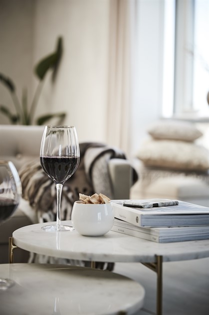 rödvinsglas med guldkant 7/7