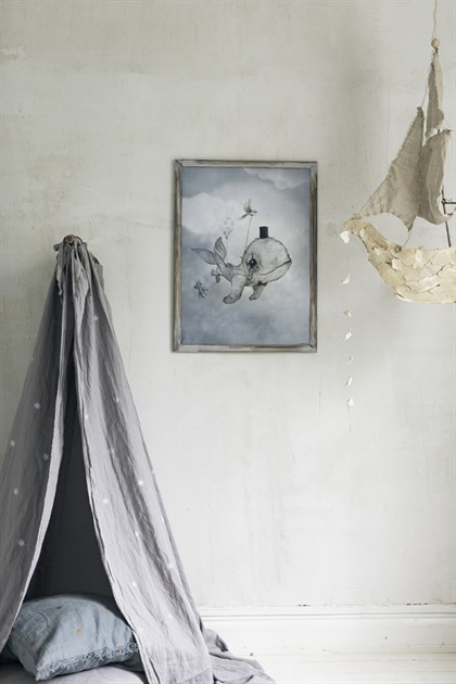 Dear Whalie poster 50x70 cm, Mrs. Mighetto 3